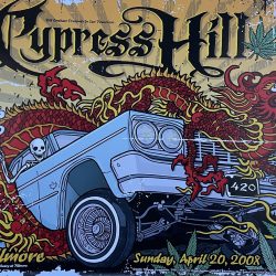 Cypress Hill Concert Poster 2008 F-938 Fillmore