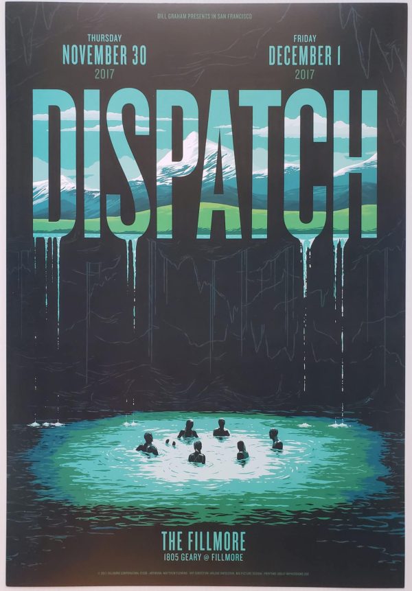 Dispatch Concert Poster 2017 F-1538 Fillmore