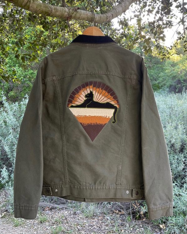 Jacquard C.U.T.S Levi's Olive Canvas Coat