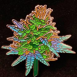 Sour Daydream Cannabis Nug Lapel Pin -weed nugs dank 420 pot leaf budtender