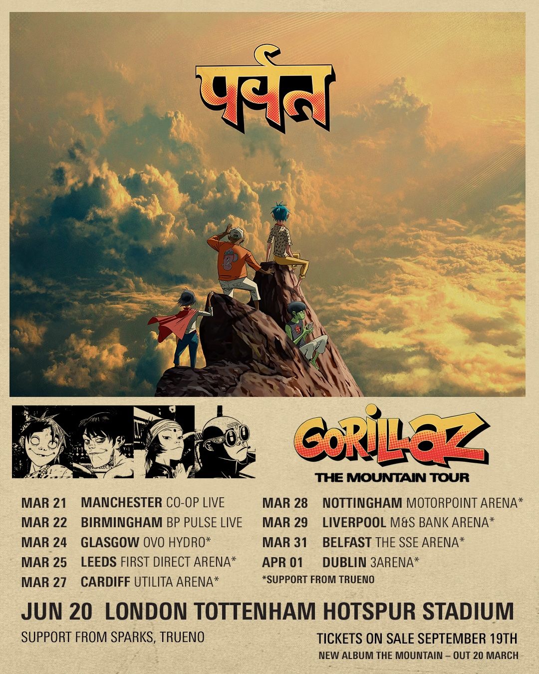 Gorillaz: The Mountain Tour