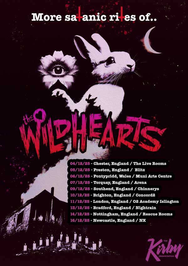 The Wildhearts tour poster