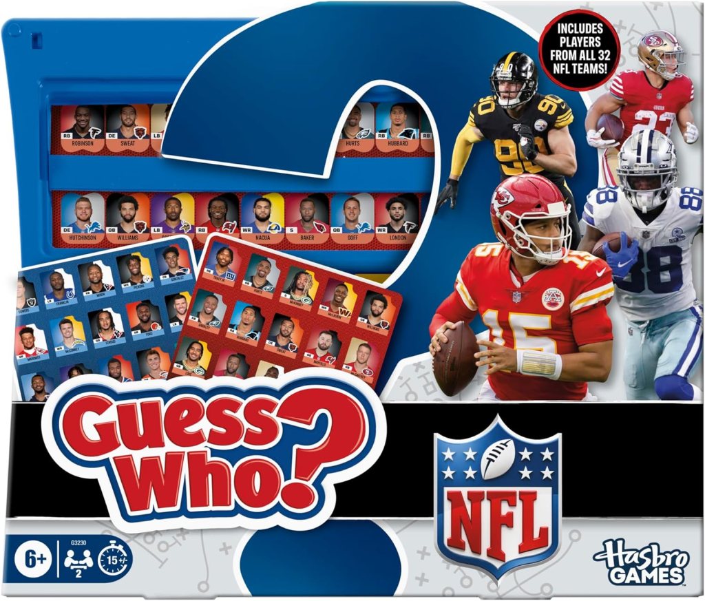Guess Who? Board Game NFL Edition With Travis Kelce: Buy Online